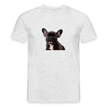 voor een zoete, mysterieuze toets - Heren T-shirt - grijs gemêleerd - Voor - AI Model Male 178 dark (178cm)