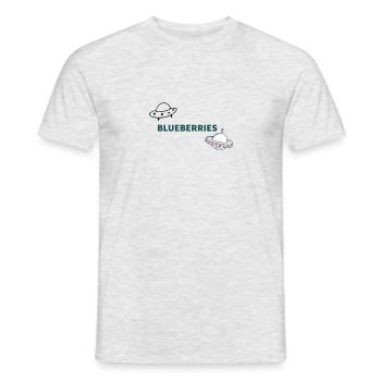 Ufoprint - Männer T-Shirt - Grau meliert - Vorne - AI Model Male 178 dark (178cm)