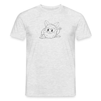 Petit monstre Bobo - T-shirt homme - gris chiné - Devant - AI Model Male 178 dark (178cm)