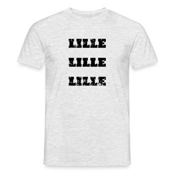 LILLE frankreich - Männer T-Shirt - Grau meliert - Vorne - AI Model Male 178 dark (178cm)