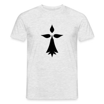 ermine logo Brittany - Men's T-Shirt - heather grey - Front - AI Model Male 178 dark (178cm)