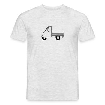 Kleintransporter - Männer T-Shirt - Grau meliert - Vorne - AI Model Male 178 dark (178cm)