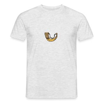 Met Horn - Männer T-Shirt - Grau meliert - Vorne - AI Model Male 178 dark (178cm)