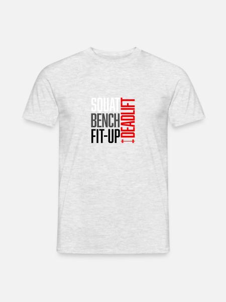 bodybuilder 3 - Männer T-Shirt - Grau meliert
