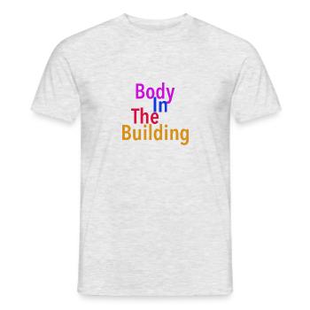 Body - Men's T-Shirt - heather grey - Front - AI Model Male 178 dark (178cm)