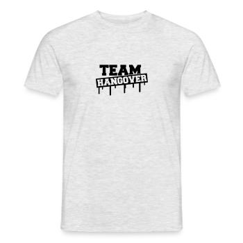 Team Hangover - Men's T-Shirt - heather grey - Front - AI Model Male 178 dark (178cm)