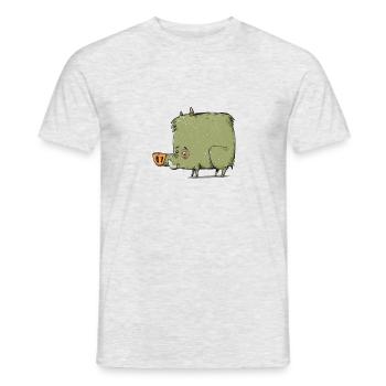 Roco - T-shirt homme - gris chiné - Devant - AI Model Male 178 dark (178cm)