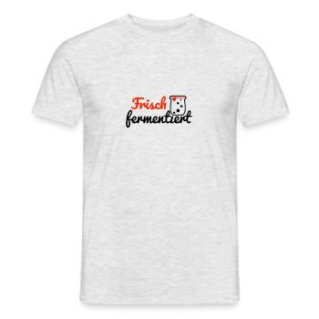 Frisch fermentiert - Männer T-Shirt - Grau meliert - Vorne - AI Model Male 178 dark (178cm)