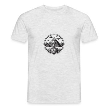 Ancien extraterrestre - T-shirt homme - gris chiné - Devant - AI Model Male 178 dark (178cm)
