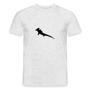 Hammerhead Shark - Männer T-Shirt - Grau meliert - Vorne - AI Model Male 178 dark (178cm)