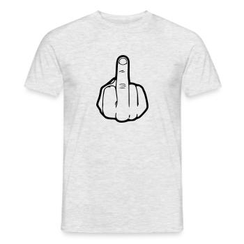 médius - T-shirt homme - gris chiné - Devant - AI Model Male 178 dark (178cm)