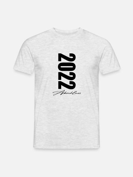 Abschluss 2022 Abschlussklasse - Männer T-Shirt - Grau meliert