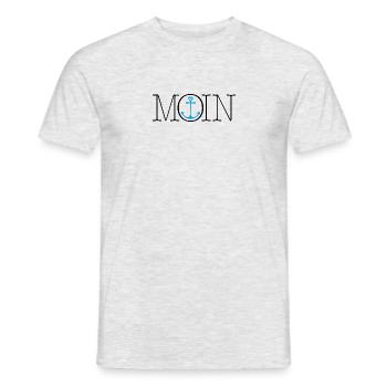 Moin & Anker - Männer T-Shirt - Grau meliert - Vorne - AI Model Male 178 dark (178cm)