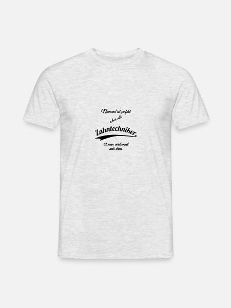 Zahntechniker - Männer T-Shirt - Grau meliert