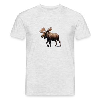 Elk - Men's T-Shirt - heather grey - Front - AI Model Male 178 dark (178cm)