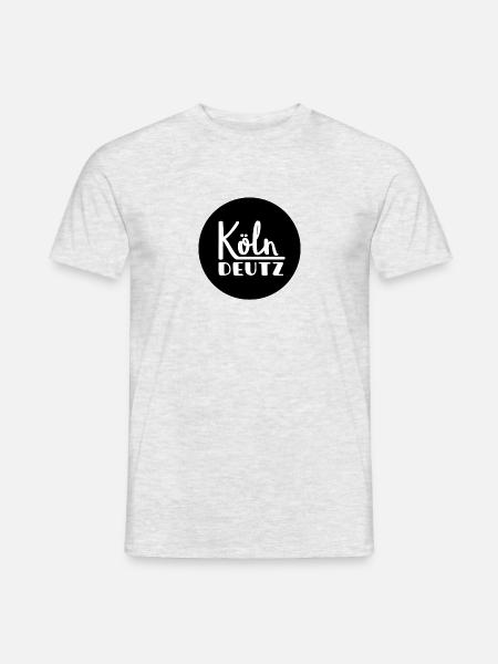 Köln Deutz mein Veedel - Männer T-Shirt - Grau meliert