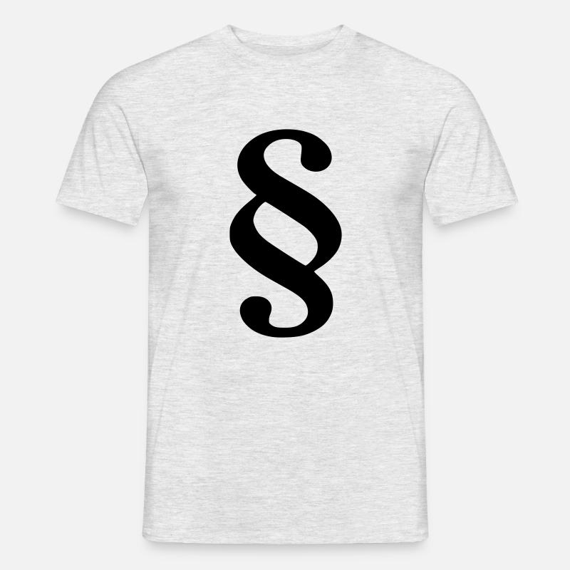 Paragraph - Männer T-Shirt - Grau meliert