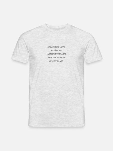 Fotografie - Männer T-Shirt - Grau meliert