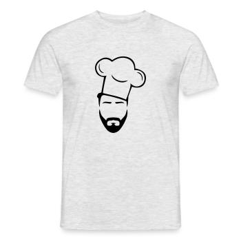 cook design - Männer T-Shirt - Grau meliert - Vorne - AI Model Male 178 dark (178cm)