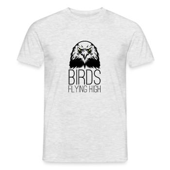 Birds Flying High - Men's T-Shirt - heather grey - Front - AI Model Male 178 dark (178cm)