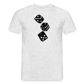cube - T-shirt homme - gris chiné - Devant - AI Model Male 178 dark (178cm)