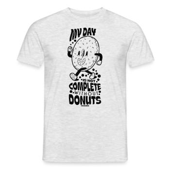 Donut - Männer T-Shirt - Grau meliert - Vorne - AI Model Male 178 dark (178cm)