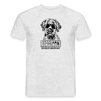LAGOTTO ROMAGNOLO coolster Hund Hundespruch - Männer T-Shirt - Grau meliert - Vorne - AI Model Male 178 dark (178cm)