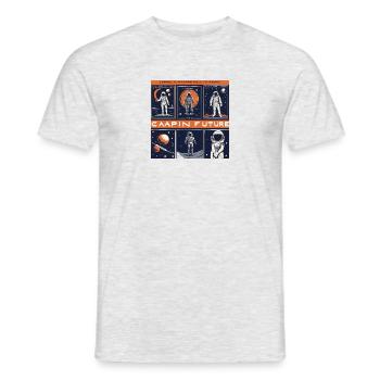CAAPIN Avenir - T-shirt homme - gris chiné - Devant - AI Model Male 178 dark (178cm)
