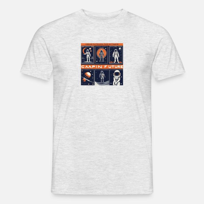 CAAPIN Future - Männer T-Shirt - Grau meliert