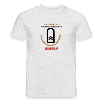 Seedorf Umzingelt - Männer T-Shirt - Grau meliert - Vorne - AI Model Male 178 dark (178cm)