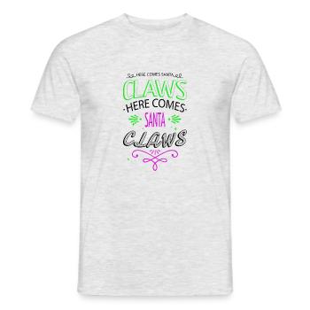 cool beard dinosaurs birthday present happy bday - Männer T-Shirt - Grau meliert - Vorne - AI Model Male 178 dark (178cm)