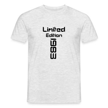 Limited Edition 1983 - Männer T-Shirt - Grau meliert - Vorne - AI Model Male 178 dark (178cm)