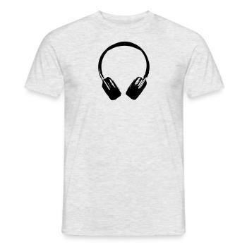 helmen - Männer T-Shirt - Grau meliert - Vorne - AI Model Male 178 dark (178cm)