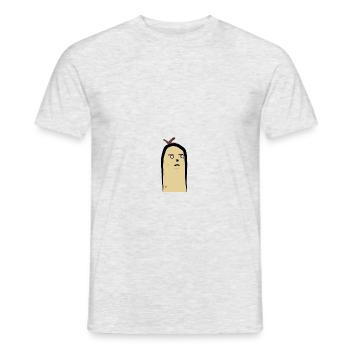 Can´t been unseen - Männer T-Shirt - Grau meliert - Vorne - AI Model Male 178 dark (178cm)