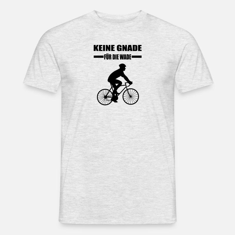 Fahrrad - Männer T-Shirt - Grau meliert