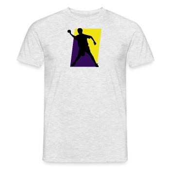 Dodgeball Dodgeball Team - Men's T-Shirt - heather grey - Front - AI Model Male 178 dark (178cm)
