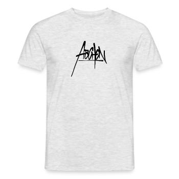 Aachen Tag Style - Männer T-Shirt - Grau meliert - Vorne - AI Model Male 178 dark (178cm)