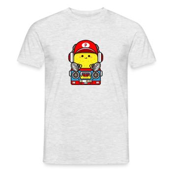 Cute Potato - Be Yourself - T-shirt homme - gris chiné - Devant - AI Model Male 178 dark (178cm)