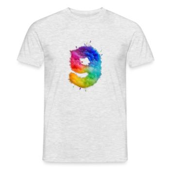 Birthday birthday party birthday gift born - Men's T-Shirt - heather grey - Front - AI Model Male 178 dark (178cm)