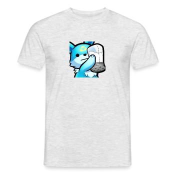 Trivee Salt - Männer T-Shirt - Grau meliert - Vorne - AI Model Male 178 dark (178cm)