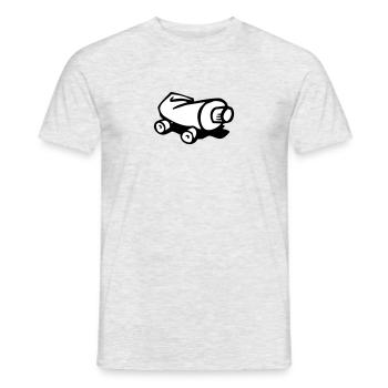 LA SAUCE - T-shirt homme - gris chiné - Devant - AI Model Male 178 dark (178cm)