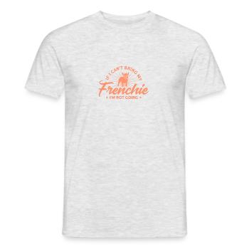 Frenchie Bulldog French Bulldog Gift - Men's T-Shirt - heather grey - Front - AI Model Male 178 dark (178cm)