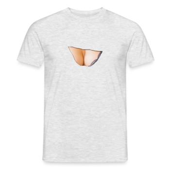 breast se341 - Men's T-Shirt - heather grey - Front - AI Model Male 178 dark (178cm)