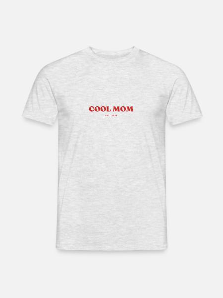 Cool Mom Est. 2024 - Men's T-Shirt - heather grey