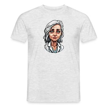 Doctor / medical professional / doctor / profession / specialist - Men's T-Shirt - heather grey - Front - AI Model Male 178 dark (178cm)
