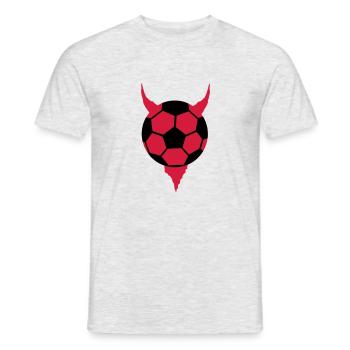 football_2 - T-shirt homme - gris chiné - Devant - AI Model Male 178 dark (178cm)
