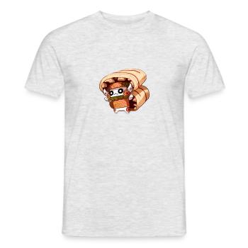 Comic Figur II - Männer T-Shirt - Grau meliert - Vorne - AI Model Male 178 dark (178cm)