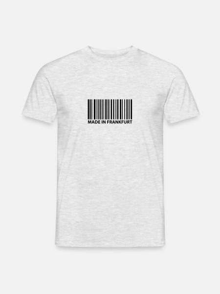 made in frankfurt - Männer T-Shirt - Grau meliert