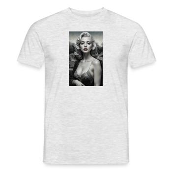Like Superstar - Männer T-Shirt - Grau meliert - Vorne - AI Model Male 178 dark (178cm)