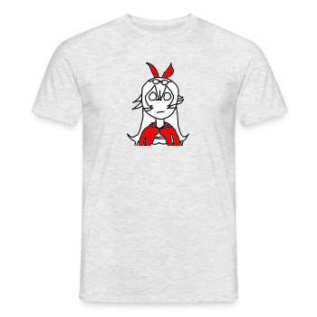 Amber Main - Men's T-Shirt - heather grey - Front - AI Model Male 178 dark (178cm)